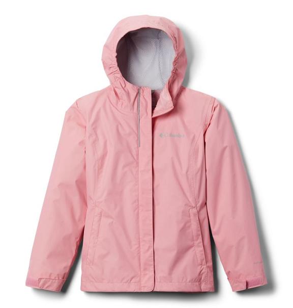 Columbia Arcadia Waterproof Jacket Pink For Girls NZ59846 New Zealand